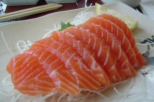 Processed salmon